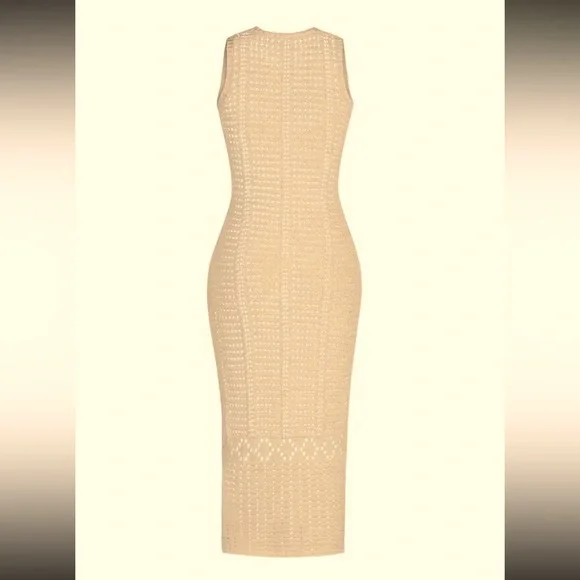 NWT Bohemian Boho Long Cardigan Sweater Dress - Picture 4 of 7